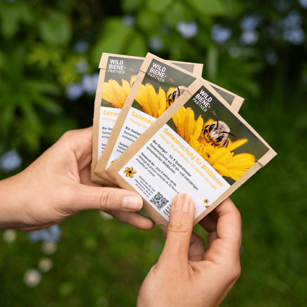 3er Set Samenmischung für Wildbienen