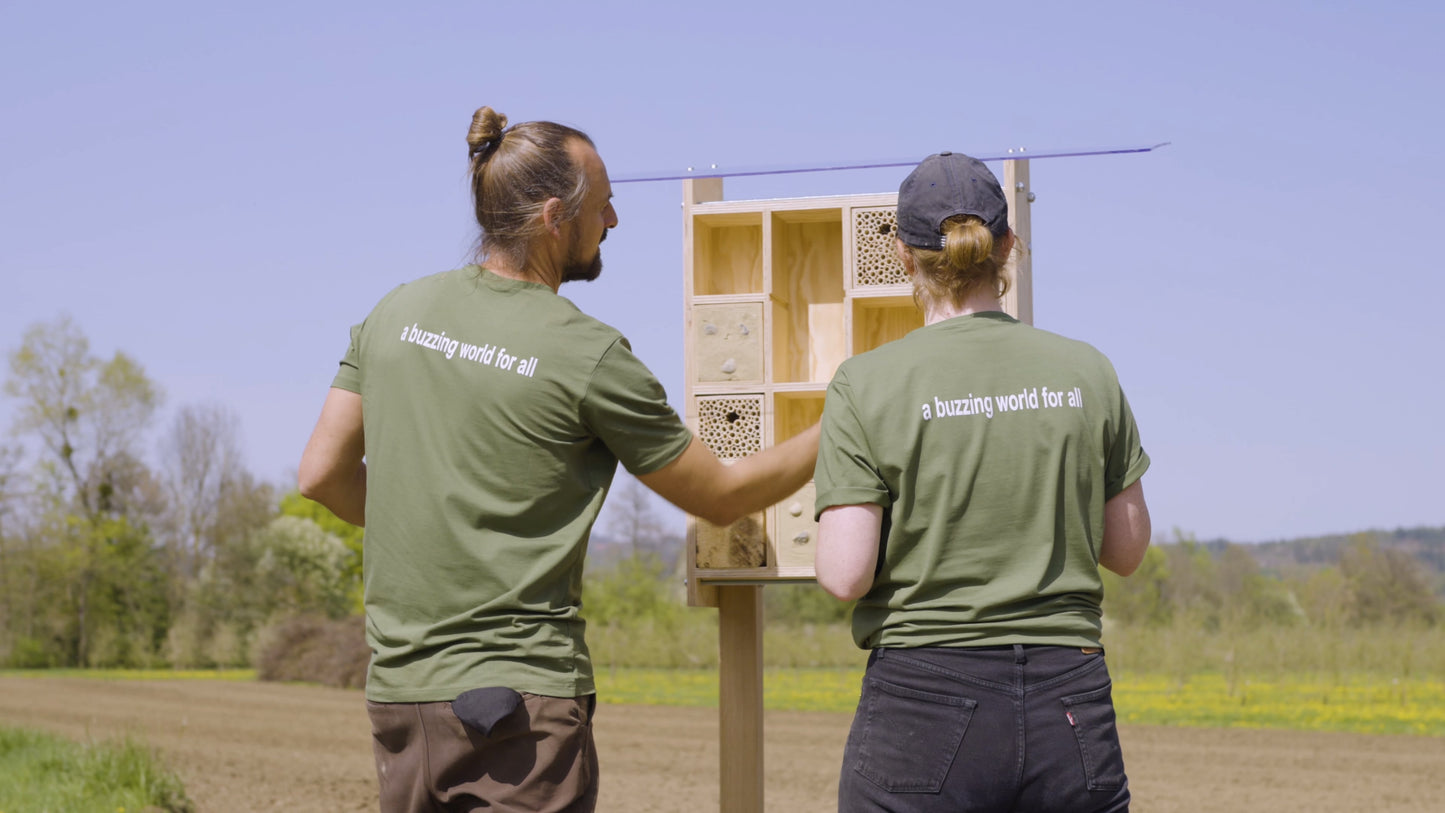 Großflächige Wildbienen-Habitate